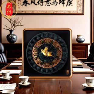 威弗列德高端商务礼家居中国特色礼物送老外伴手品礼唐马黄金摆件