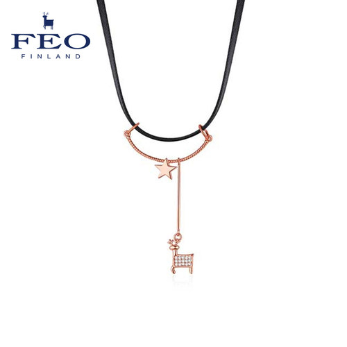 feo星系驯鹿颈链甜美开运小鹿