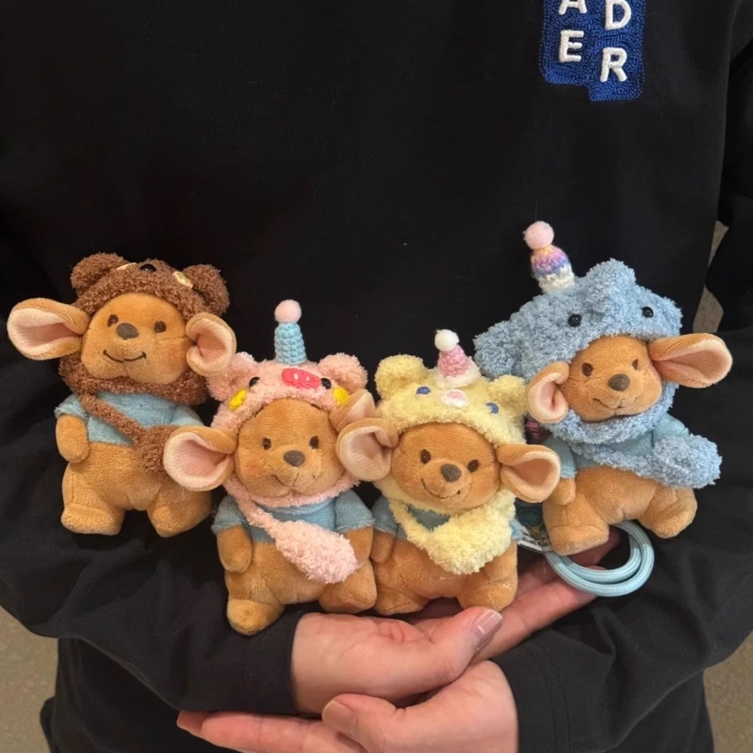 Tim纽扣熊变装小豆站姿包包挂件