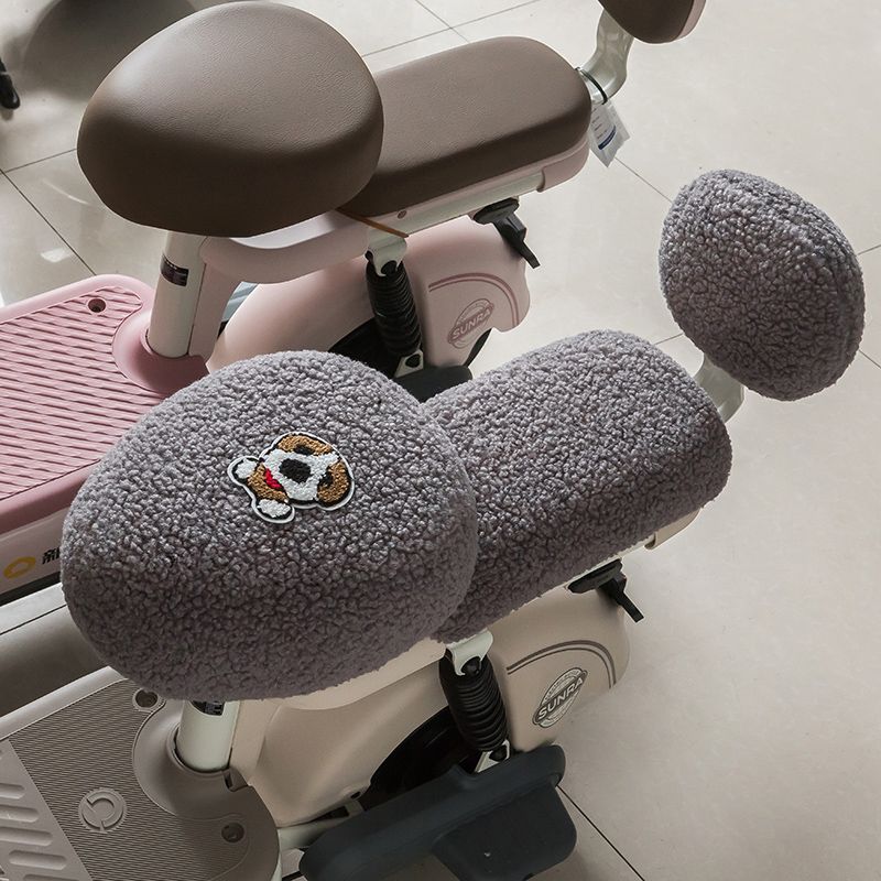 电动车儿童座椅套罩踏板电动车坐垫套冬季爱玛电瓶车罩套加大通用