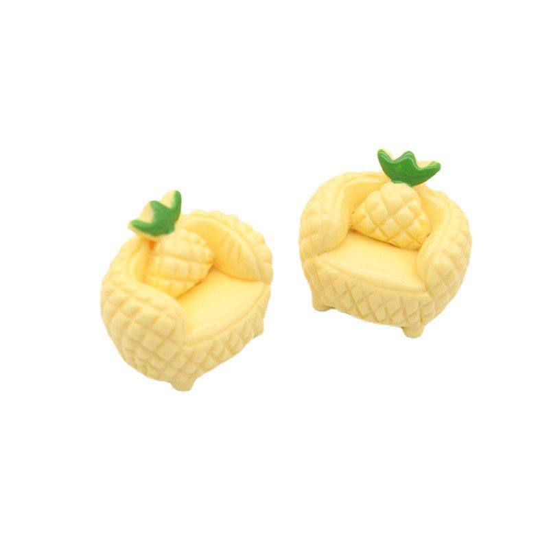 冰箱贴diy配件立体可爱水果沙发diy奶油胶手机壳美容冰箱贴创意卡