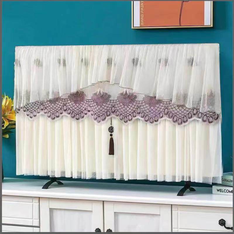 电视机防尘罩新款电视罩液晶电视防尘罩曲面家用开机不取65寸电视