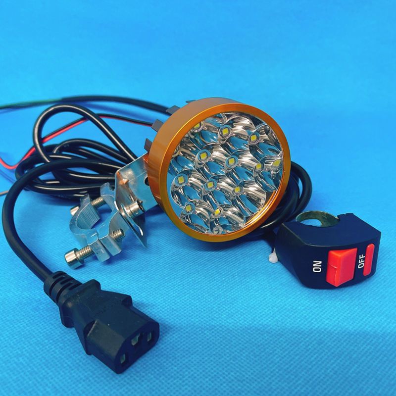 24v特亮强光led灯摩托车电动车led灯超亮改装灯12V24V36V48V72V85