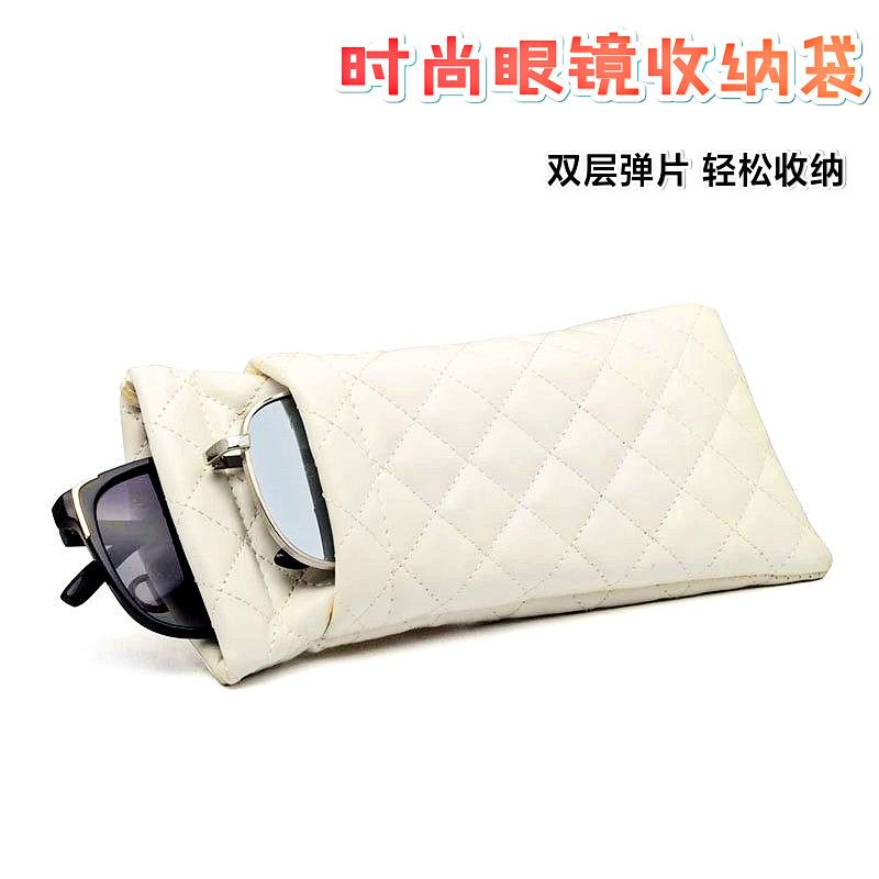 眼镜收纳包2025新款眼镜收纳袋自动闭合太阳镜墨镜双层眼镜袋便携