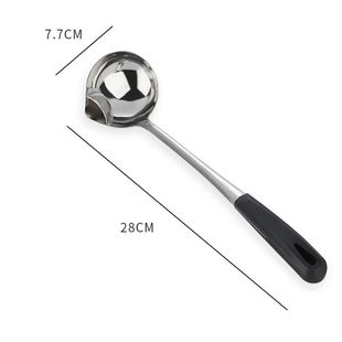 漏油勺分离滤油器304食品级不锈钢去油汤油去油汤勺新款水油分离