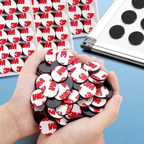 冰箱贴磁吸片黑色磁力软