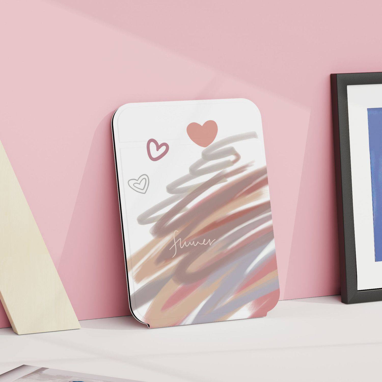 镜子化妆镜折叠超大号折叠镜女高级感便携台式桌面镜办公室学生宿