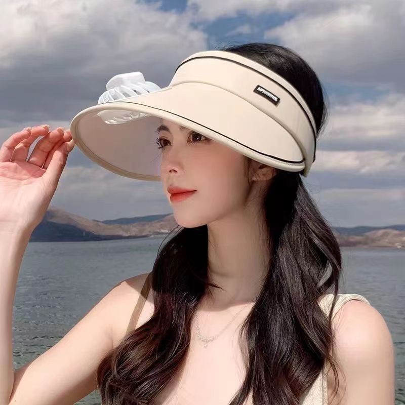 有风扇的帽子新款带防晒