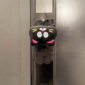 电子锁保护套卡通可爱猫咪智能锁门把套大把手密码锁防撞门挡竖门