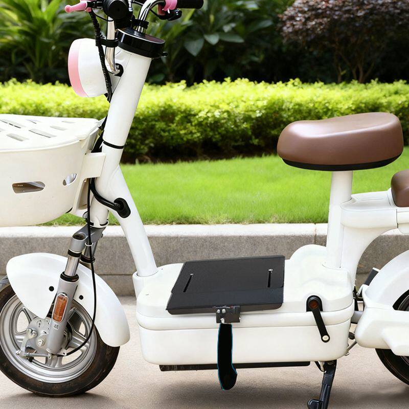 电动车电池防盗神器加厚电动车踏板锁防盗神器电池锁电瓶锁铁板所