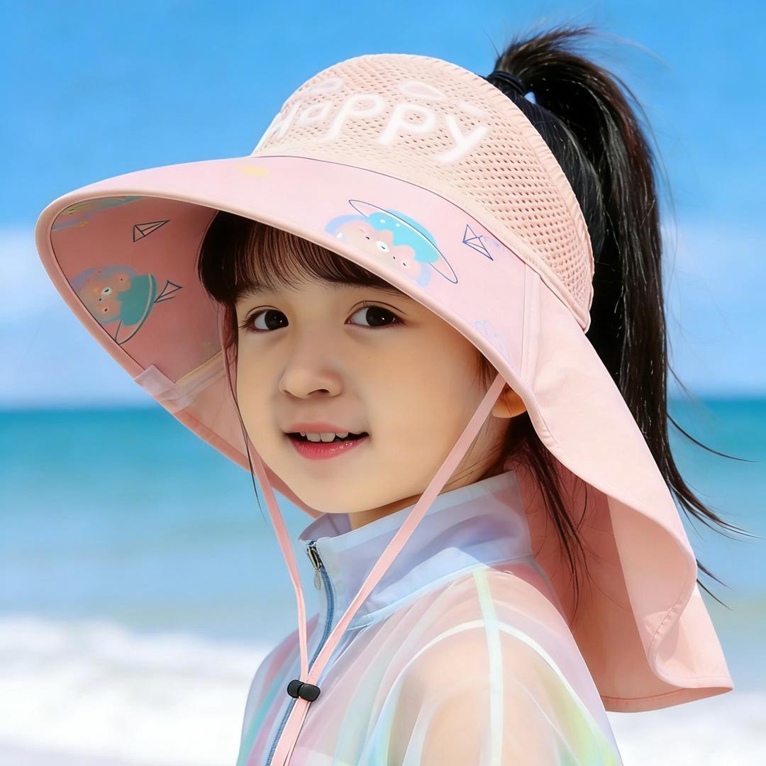 婴儿夏天帽子儿童防晒季