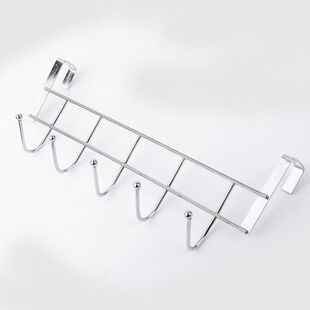 食品级玻璃碗带盖的耐高温厨房挂钩新款鞋柜门后挂钩铁艺五连钩抽