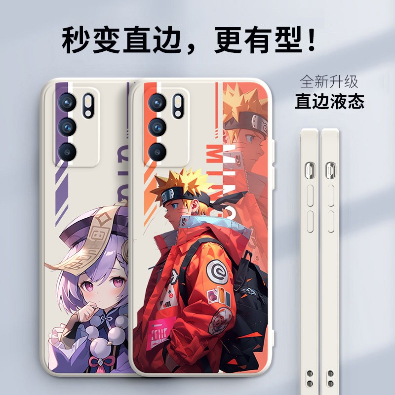 官方适用OPPOReno6pro手机壳opopreno6por防摔0pporeno6pr0卡通动漫opp0rano6pr0直边opopreno6p0r软壳reno6