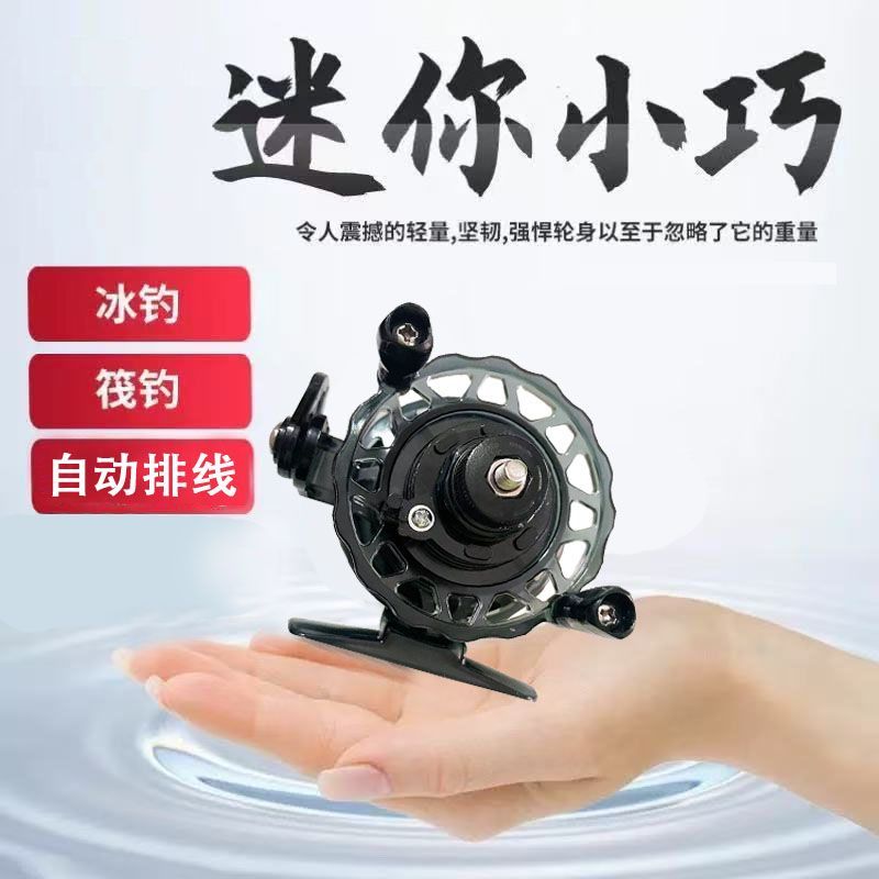 钓鱼车盘轮迷你型自动排