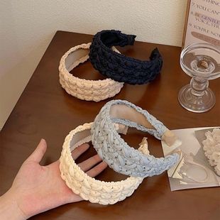 盖白头发的头饰宽边发箍女时尚简约韩国遮白发碎发头箍防滑外出百