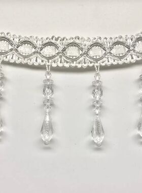 窗帘花边装饰可拆卸白色花边 窗帘花边装饰 手工花边 家居花边装