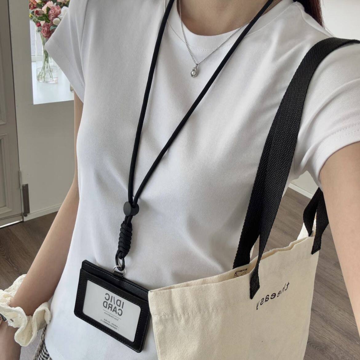 随身证卡套时髦搭配工胸牌卡包