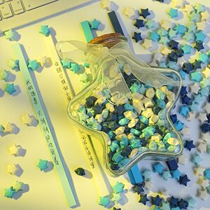 星星纸和玻璃瓶创意DIY五