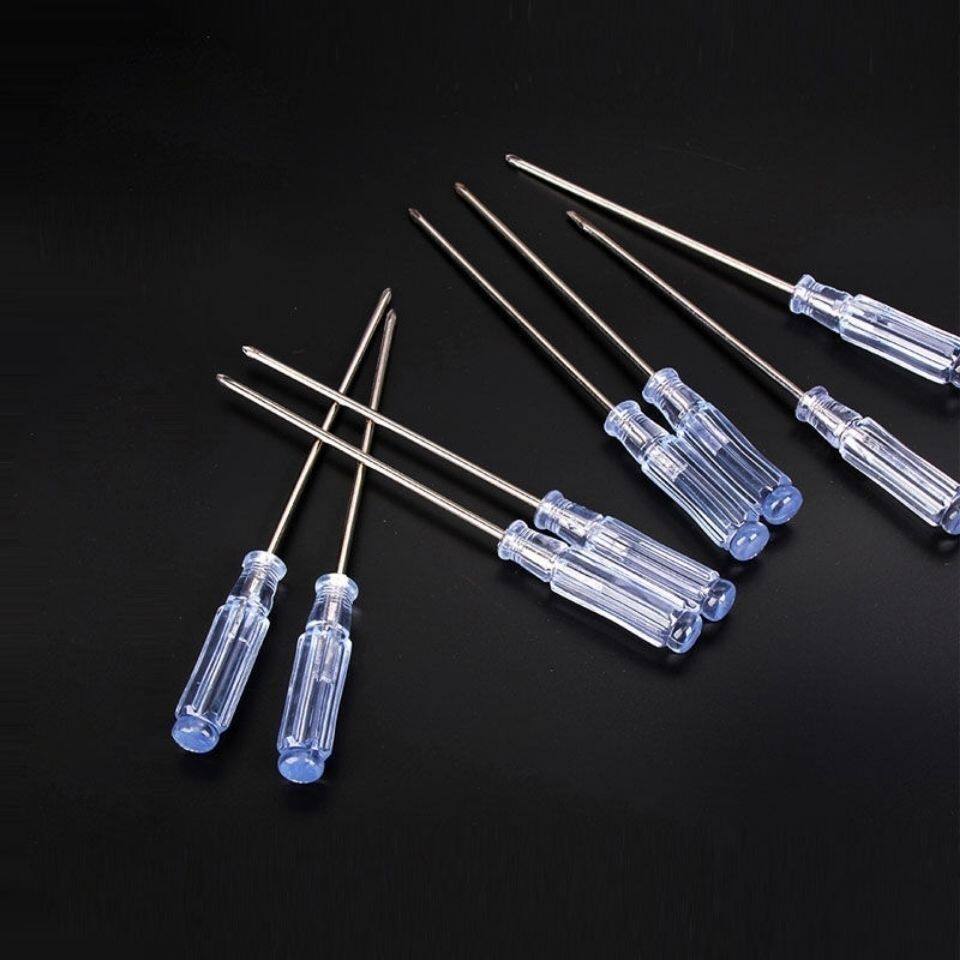 一字螺丝刀小型3mm水晶小螺丝刀3mm一字十字笔记本电脑玩具螺丝刀