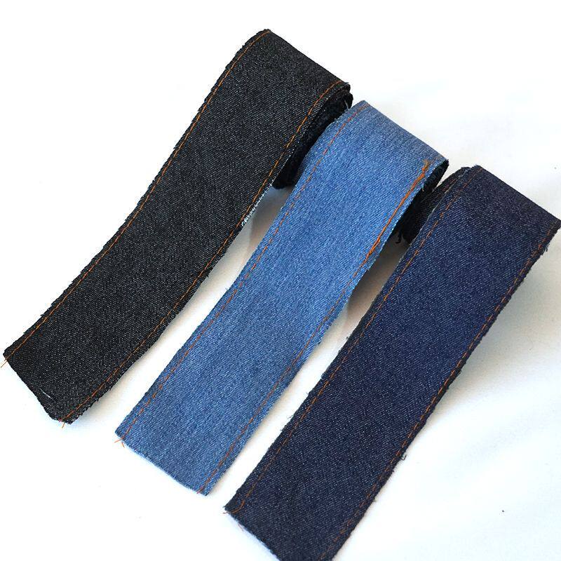 牛仔裤加长接边新款4cm-8cm牛仔布料加宽裤子侧边牛仔裤侧边装饰