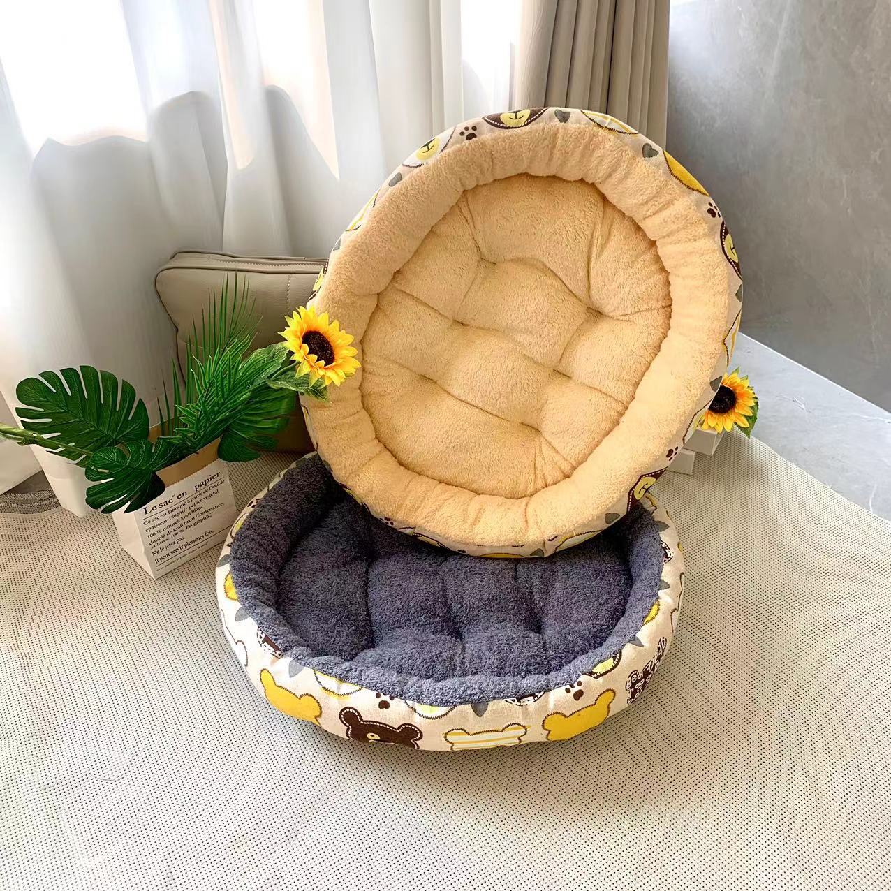 猫咪专用小沙发狗窝猫窝加厚保暖冬季睡觉床屋沙发大小中型犬窝四