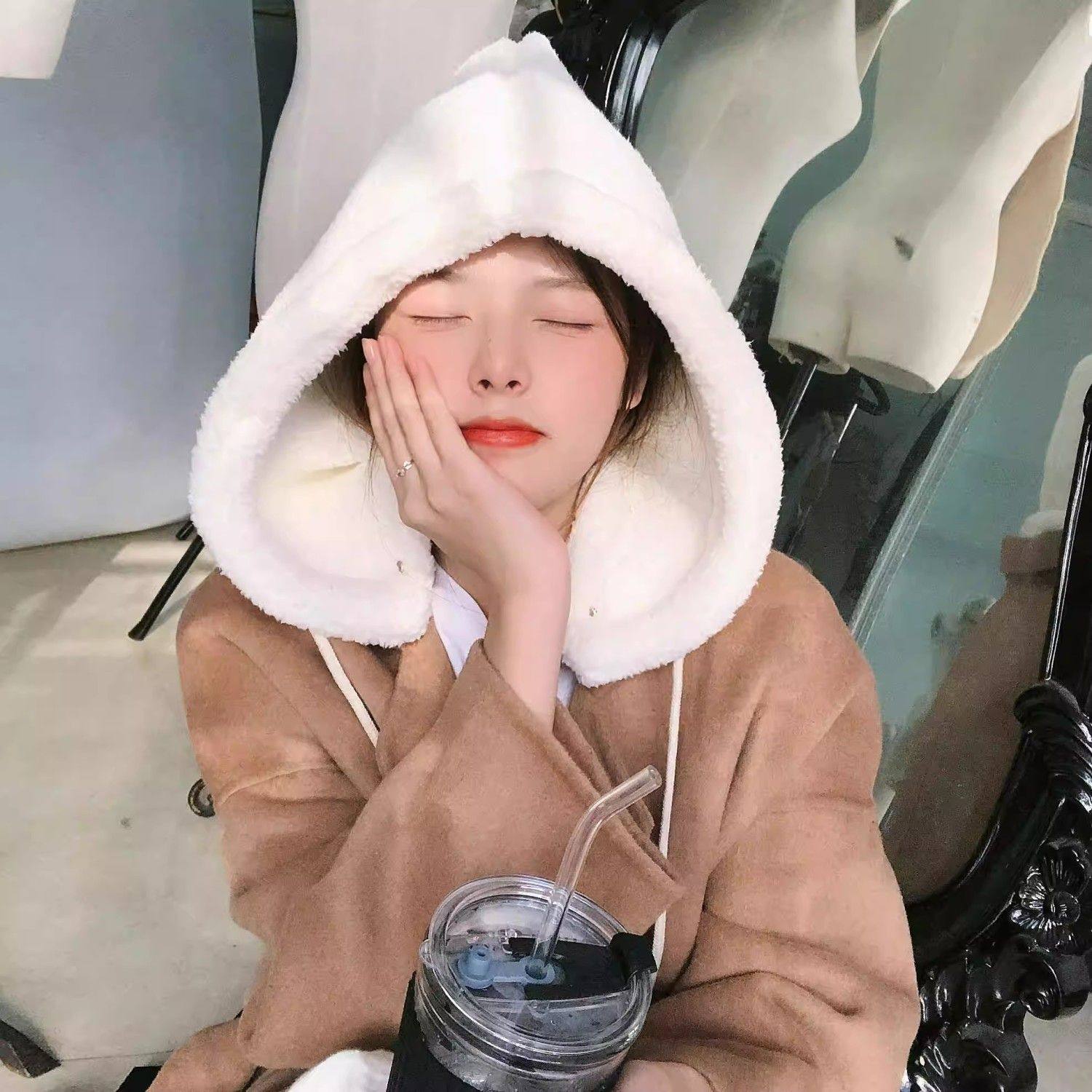 羽绒服帽子可拆卸单买纽