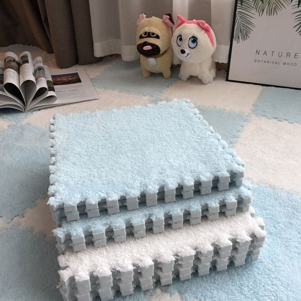 落地窗垫飘窗垫台垫拼接少女ins地毯泡沫卧室阳台床边垫子毛绒儿