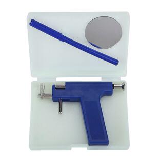 Diamond ear stud ear gun set ear gun ear piercing ear耳钉