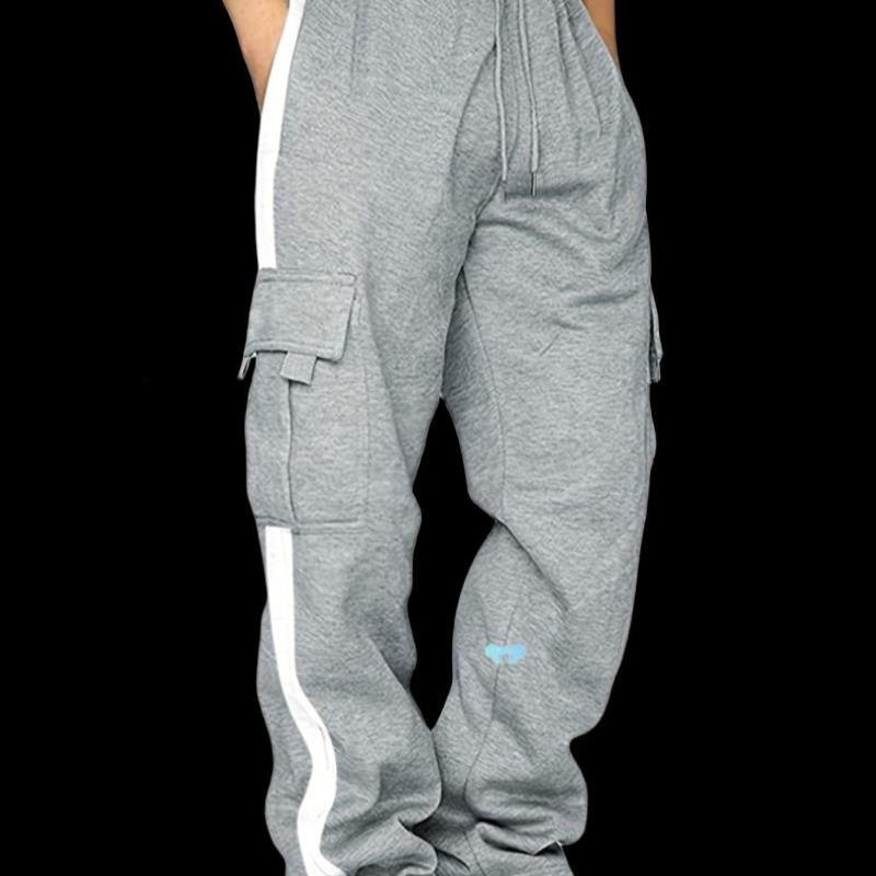 men's Outdoor Long Pants wh Elastic Fabric Multi Pocket