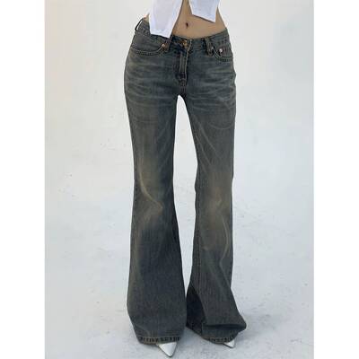 S 72681 Vintage Washed Denim Jeans 复古水洗牛仔裤