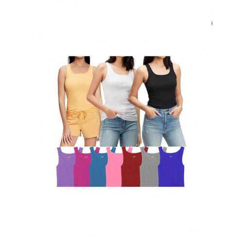 F 46737 Seams Square Neck Compression Vest 无缝方领背心