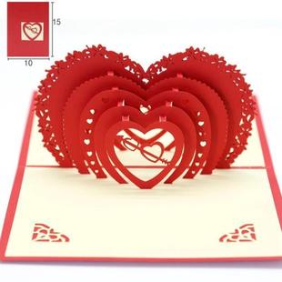 3D Pop Up Love Card wh Envelope Valentines Day Birthday An