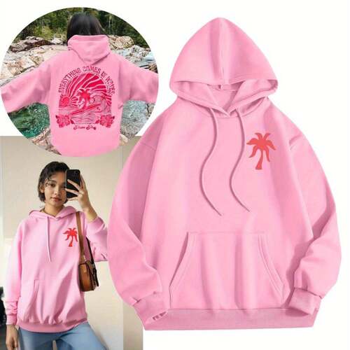 X 12454 Everything Comes In Waves Hoodie 连帽卫衣