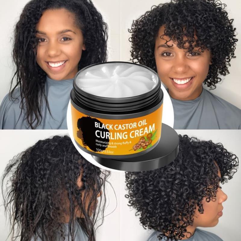 W 498 100g Black Castor Oil Curl Cream Infused wh Argan