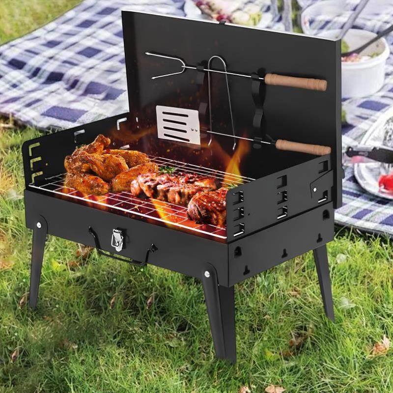 Portable bbq Charcoal Grill Compact Folding Barbecue Grill