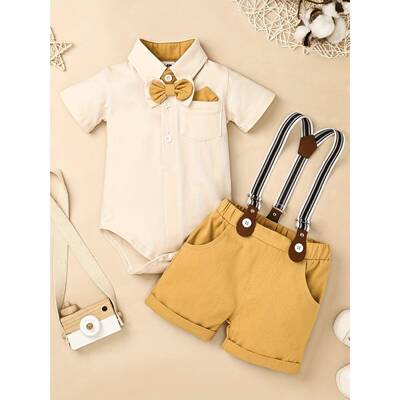 H 42737 Striped Bow Shorts Set 条纹蝴蝶结短裤