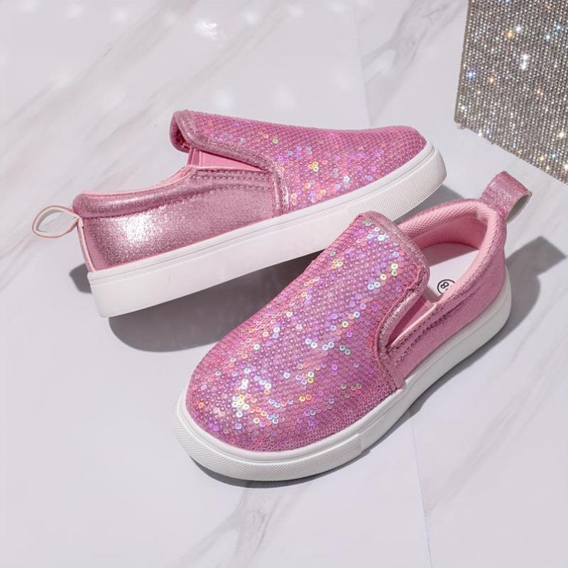 Slip On Sneakers 3 12 Years Sparkly Casual Shoes