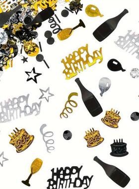 款Christmas Halloween 300 One Black and Gold Birthday