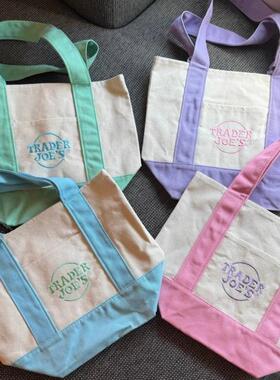 跨境Pastel Mini Canvas Tote Bags LIMITED EDIN NWT LOT