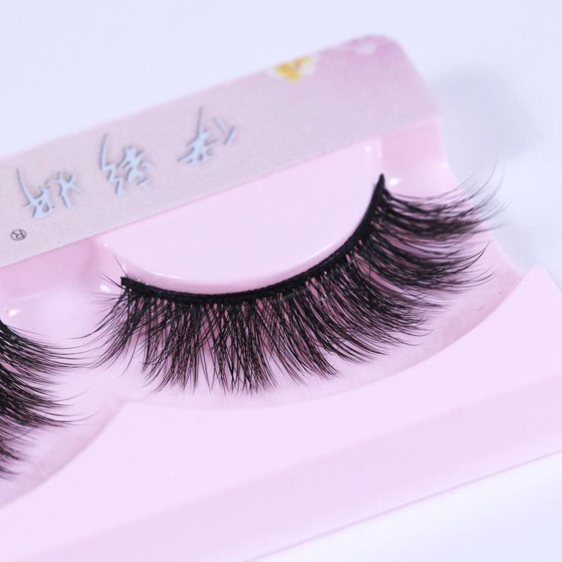3D Real Mink False Eyela rip Mink Laes Thick Fake跨境