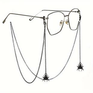 Glasses Chain Women Black E跨境 for Spider Eyeglass 1pc Goth