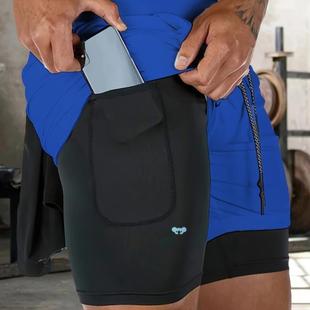 Pocket Double Faion men Layer Inner Shorts