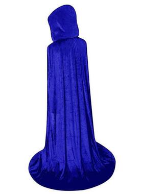 Unisex Full Length Hooded Robe Cloak Long Cape 跨境代发