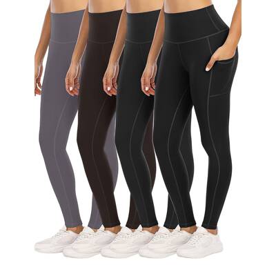 A 71506 High Waist Yoga Pants with Side Pockets 腰瑜伽裤