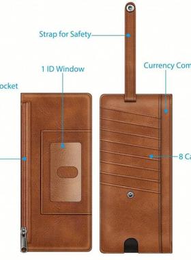 T 518 Slim Cred Card Wallet Holder Change Pouch Women's