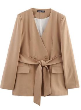 亚马逊Women's Faion Autumn Winter yle Belted Padded