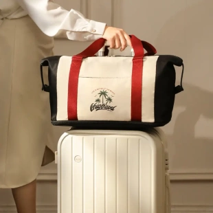 大容量旅行包健身手提出差收纳袋行李包短途健身待产可套拉杆出行