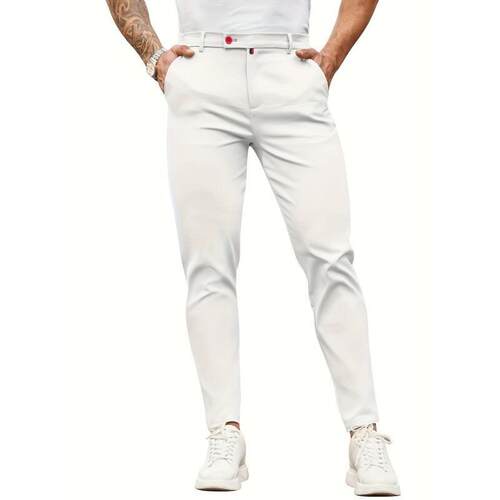 H 91117 Men's Slim Fit Stretch Twill Pants 士锥形裤