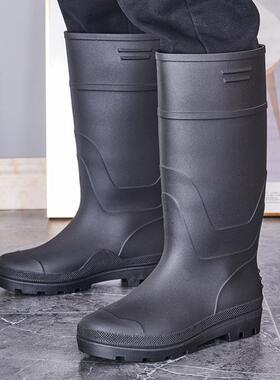 N 318 Rain boots men's models tall oes rubber雨靴男
