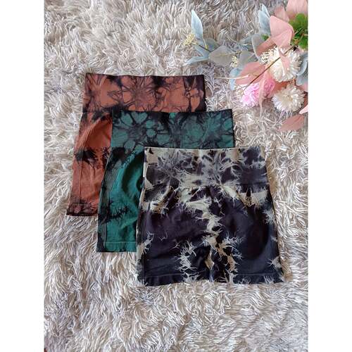 R 84941 Tie Dye Fitness Shorts 扎染健身短裤